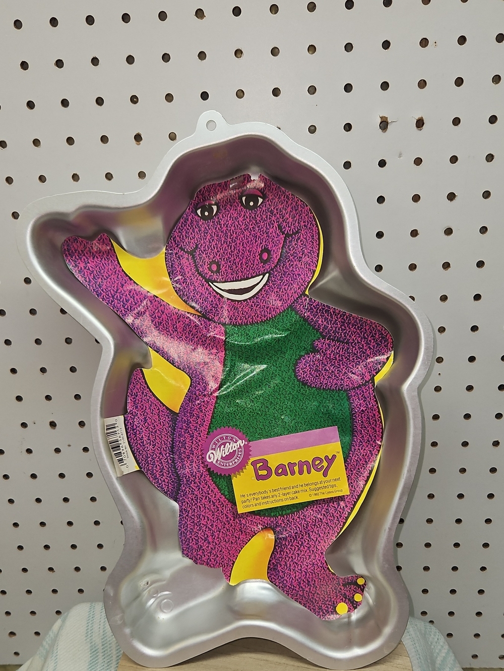 Wilton Purple & Green Barney Character Cake Pan